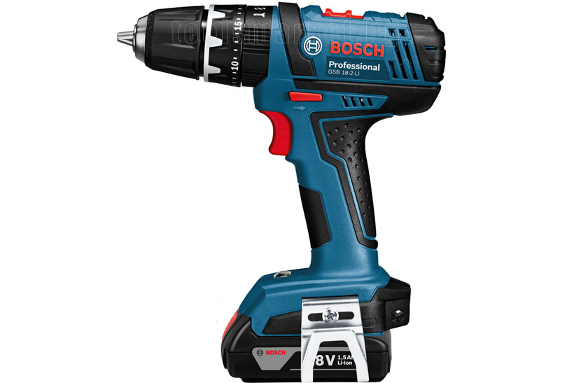 Акумулаторен пробивен винтоверт GSR 18-2-LI Professional, 0 601 9A4 306 - 1